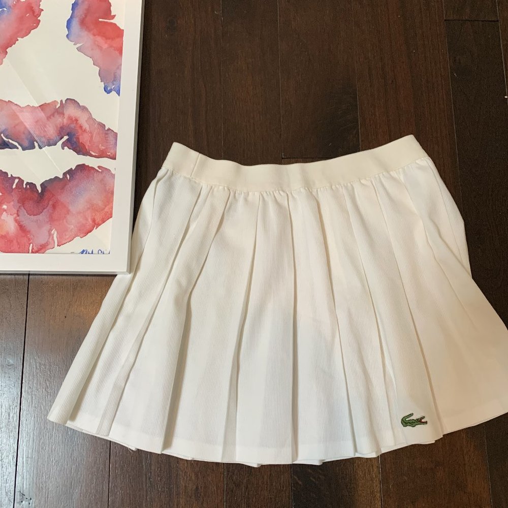 Vintage Lacoste White Tennis Skirt